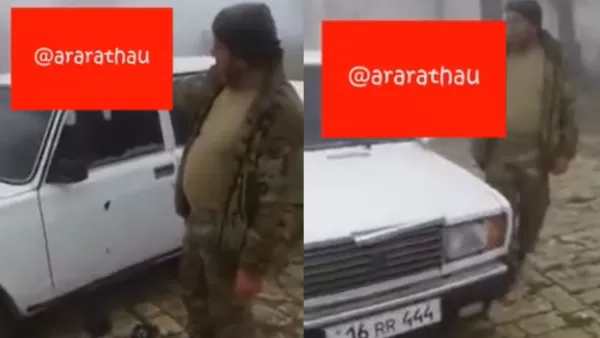 18+. ՏԵՍԱՆՅՈՒԹ. Ադրբեջանցին ցուցադրում է, թե ինչպես է սպանել հային, կտրել նրա ձեռքը