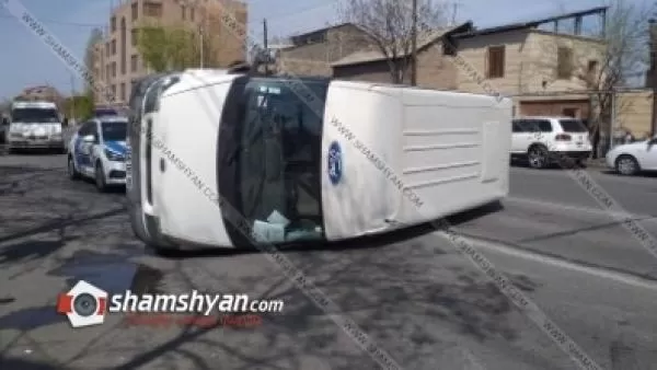 Երևանում բախվել են Volkswagen Golf-ն ու Ford Transit-ը.  կա վիրավոր