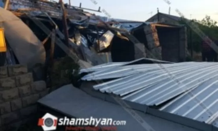 Քամին ավերածություններ է գործել Արազափ գյուղում