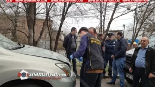 Կրակոց Երևանում․ Դավիթ Մալյան փողոցում հայտնաբերվել են վնասված Lexus և կրակված պարկուճ