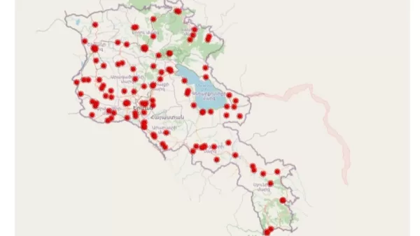 Հայաստանում COVID-19-ով ինքնամեկուսացածների քարտեզը