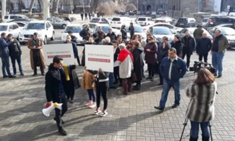 Բողոքի ակցիա՝ Քոչարյանին ազատ արձակելու պահանջով