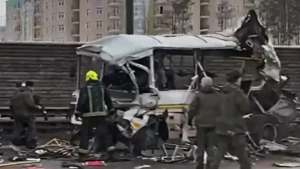 Մոսկվայում 4 զինվորական ավտոբուս է վթարի ենթարկվել