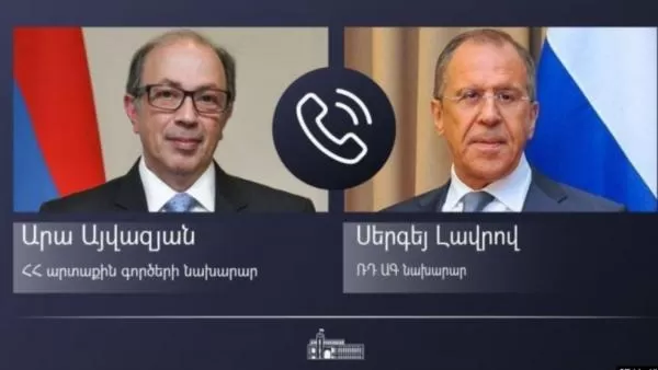 Արա Այվազյանն ու Սերգեյ Լավրովը քննարկել են ղարաբաղյան խնդիրը ․ ՀՀ ԱԳՆ