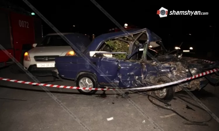  Երևանում բախվել են ВАЗ 2106, Honda CRV, Nissan Teana, GAZel Evakuator, Toyota Camry և Mercedes C մեքենաները. կան վիրավորներ