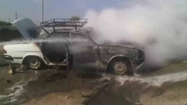 ՏԵՍԱՆՅՈՒԹ. Վթար Արմավիրի մարզում. ավտոմեքենա է այրվել