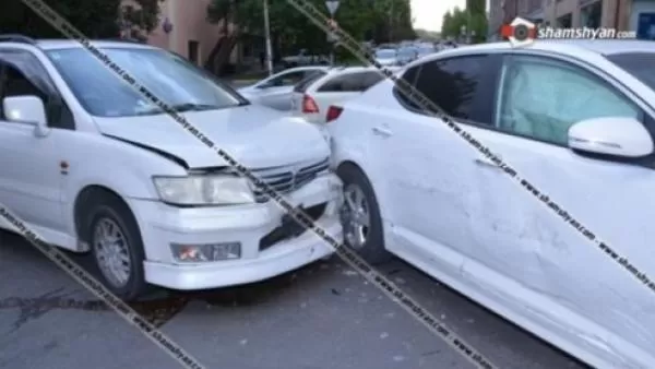 Ավտովթար՝ Երևանում. Դավիթաշենում բախվել են «KIA»-ն ու «Mitsubishi Chariot»-ը