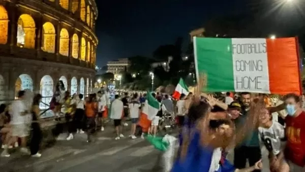 ՏԵՍԱՆՅՈՒԹ. Իտալիան ողջ գիշեր նշել է հաղթանակը Եվրո-2020-ում 