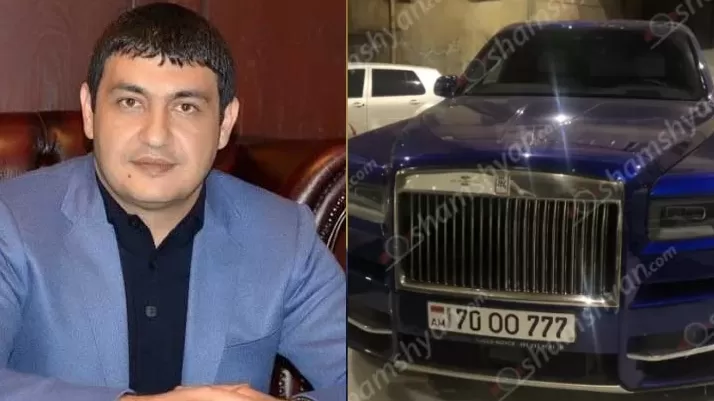 Գագիկ Ծառուկյանի փեսայի Rolls-Royce-ը տեղափոխել են տուգանային հրապարակ 