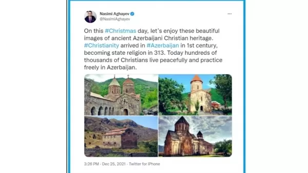 Լոս Անջելեսում Ադրբեջանի գլխավոր հյուպատոսը հայտնել է, թե այդ երկիրը քրիստոնեական պետություն է դարձել 313-ին, և ներկայացրել է «ապացույցներ»